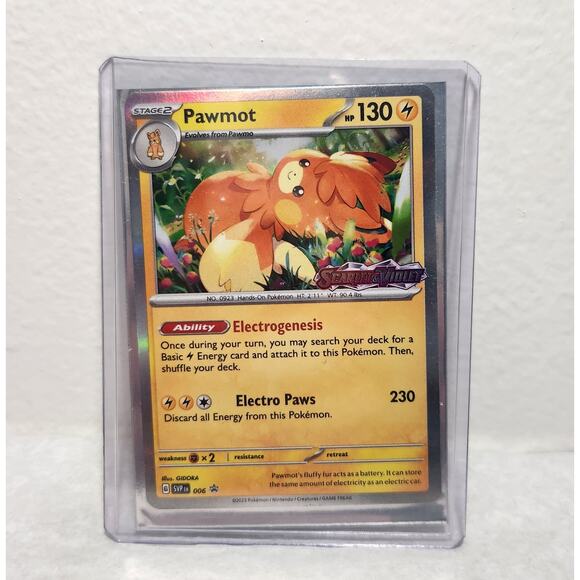 Pawmot SVP006 Scarlet Violet Black Star Promo Card NM - Picture 2 of 4